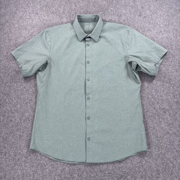Lululemon Airing Easy Short Sleeve Shirt Mint Green Men’s  XL - Picture 1 of 8